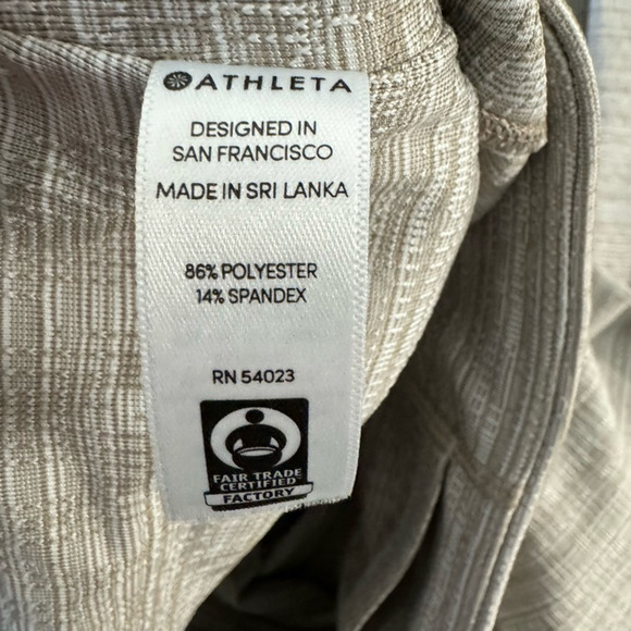 Athleta Leggings Pants Women's S Multicolor Mid Rise Stretch Pull On - Picture 5 of 11